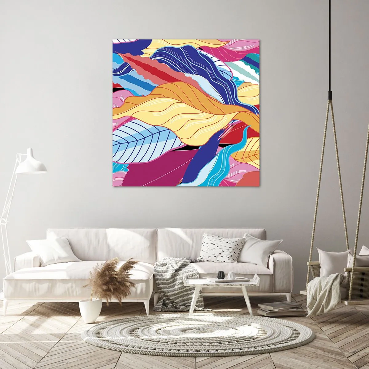 Vászonkép - Színes rendetlenség - 50x50 cm