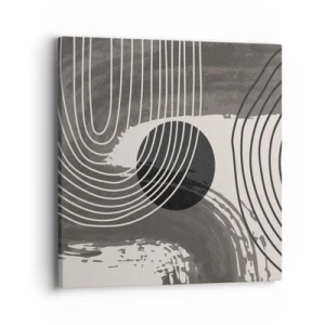 Vászonkép - Az ovális nyer - 40x40 cm