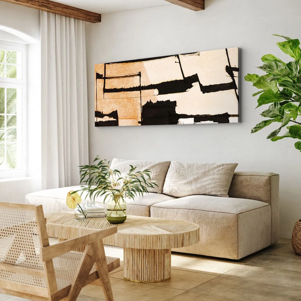 Vászonkép - Mégis rend - 100x40 cm