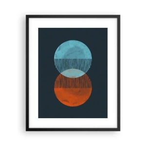 Poszter fehér keretben - Csillagászati fantázia - 40x50 cm