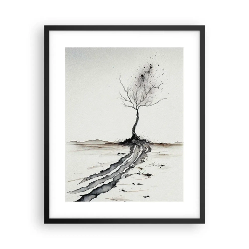 Poszter fehér keretben - Téli melankólia - 40x50 cm