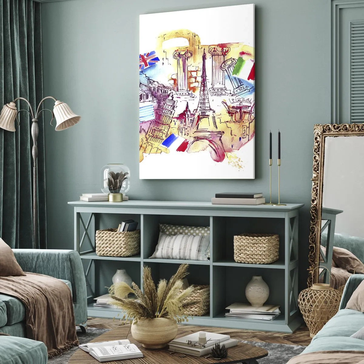 Vászonkép - Európai körút - 50x70 cm