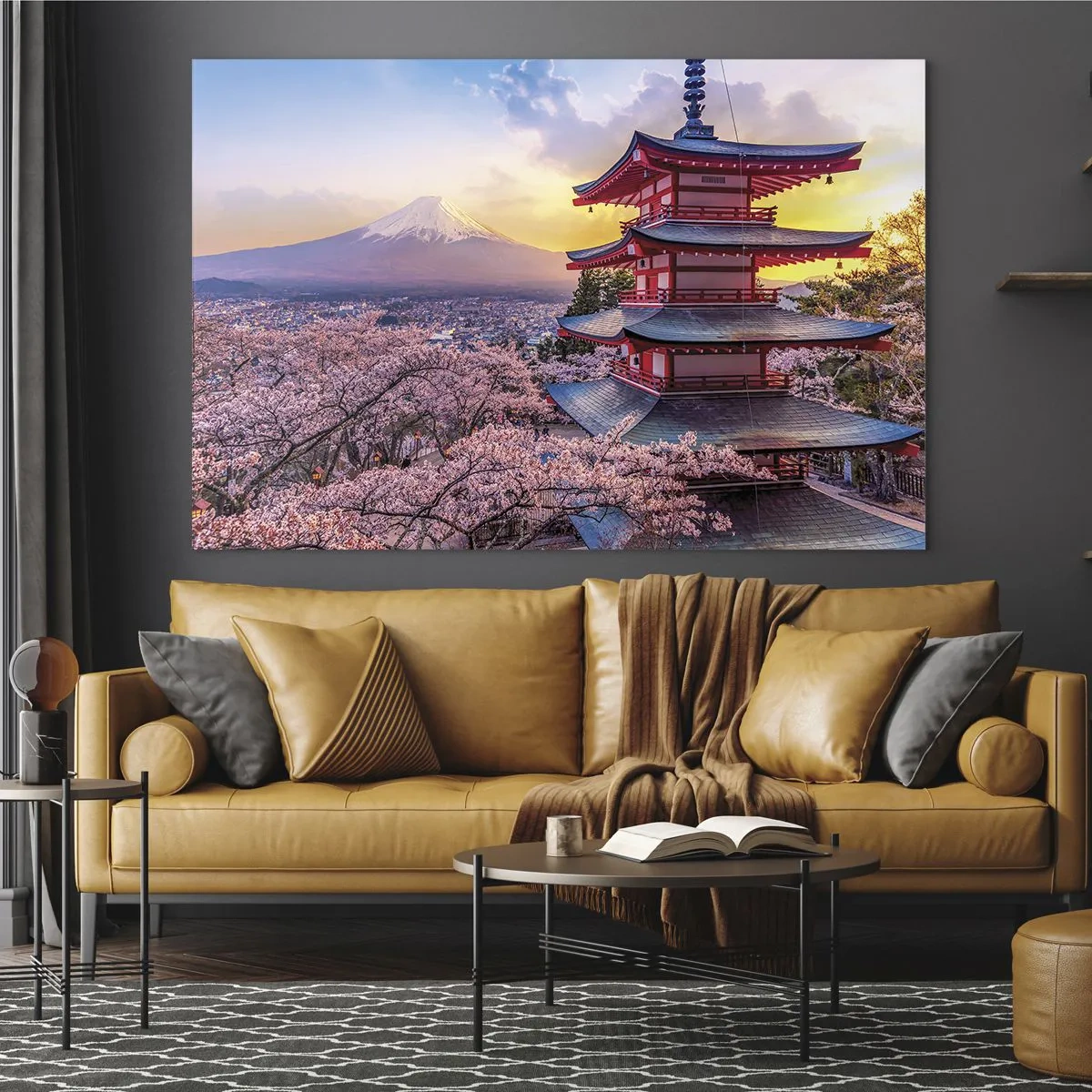 Üveg kép - A japán lélek lényege - 120x80 cm
