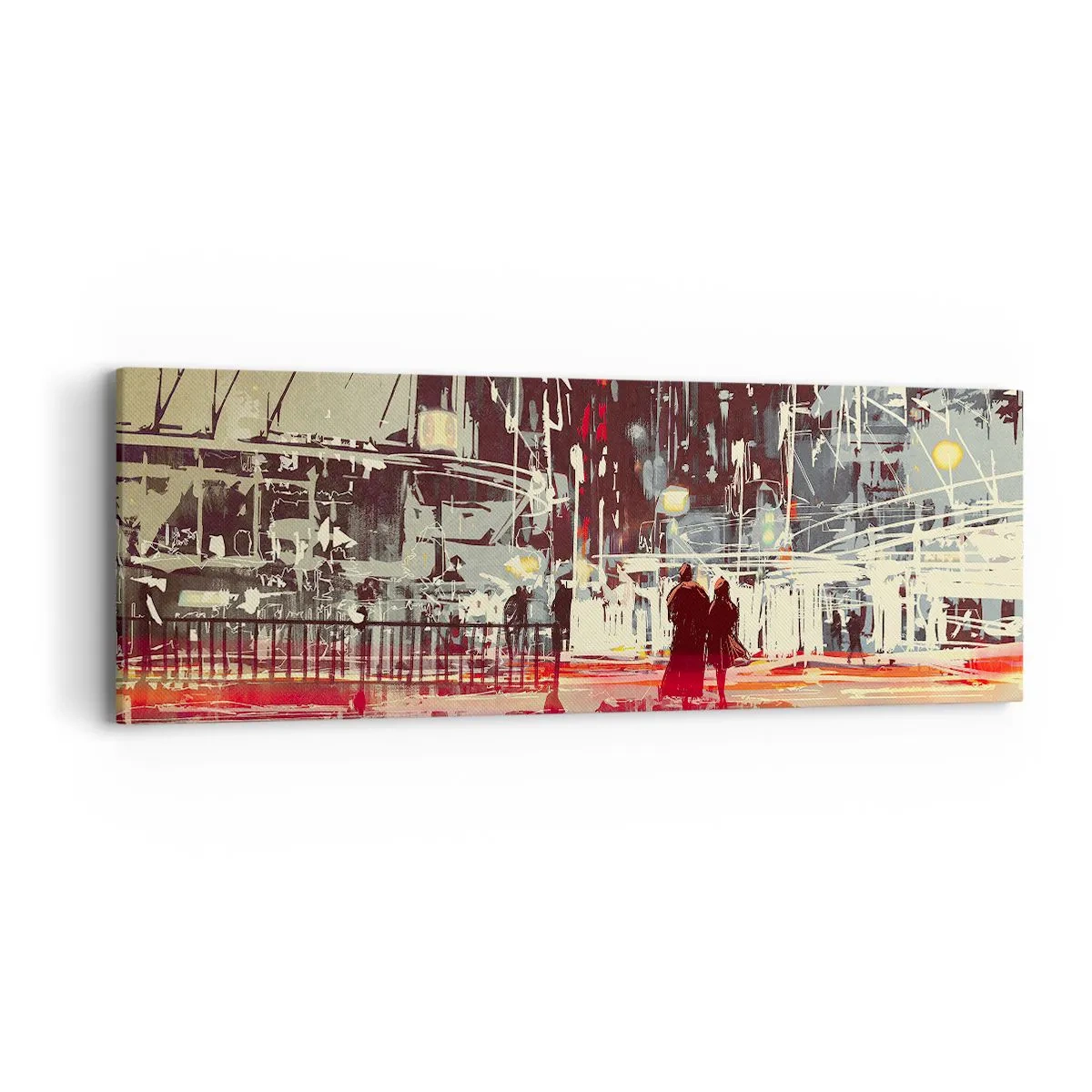 Vászonkép - Egy nagyvárosi átkelő - 90x30 cm