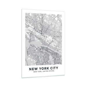 Üveg kép - Metropolisz anatómiája - 50x70 cm