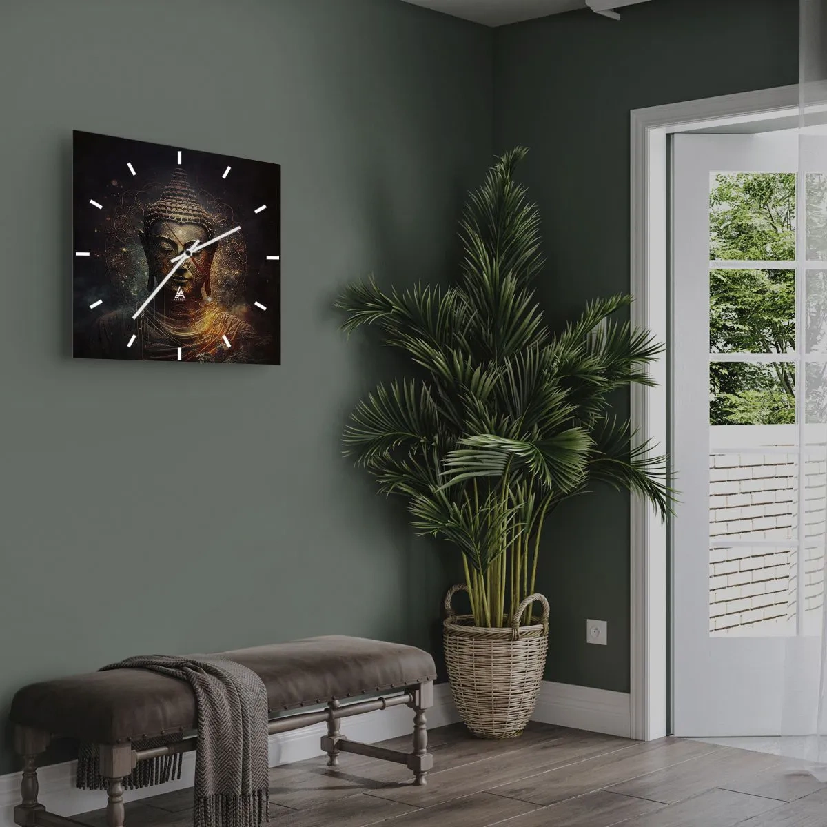 Falióra, Óra - Spirituális egyensúly - 40x40 cm