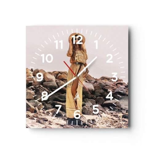 Falióra, Óra - A kövek varázsa - 40x40 cm