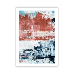Poszter - Fele-fele absztrakt - 50x70 cm