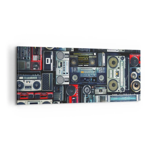 Vászonkép - A 80-as évek nosztalgiája - 100x40 cm