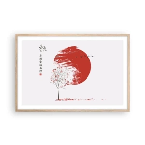 Poszter világos tölgy keretben - Ismered ezt az országot? - 91x61 cm