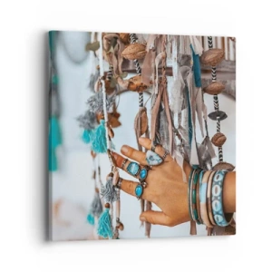 Vászonkép - Helyi kincsek - 40x40 cm