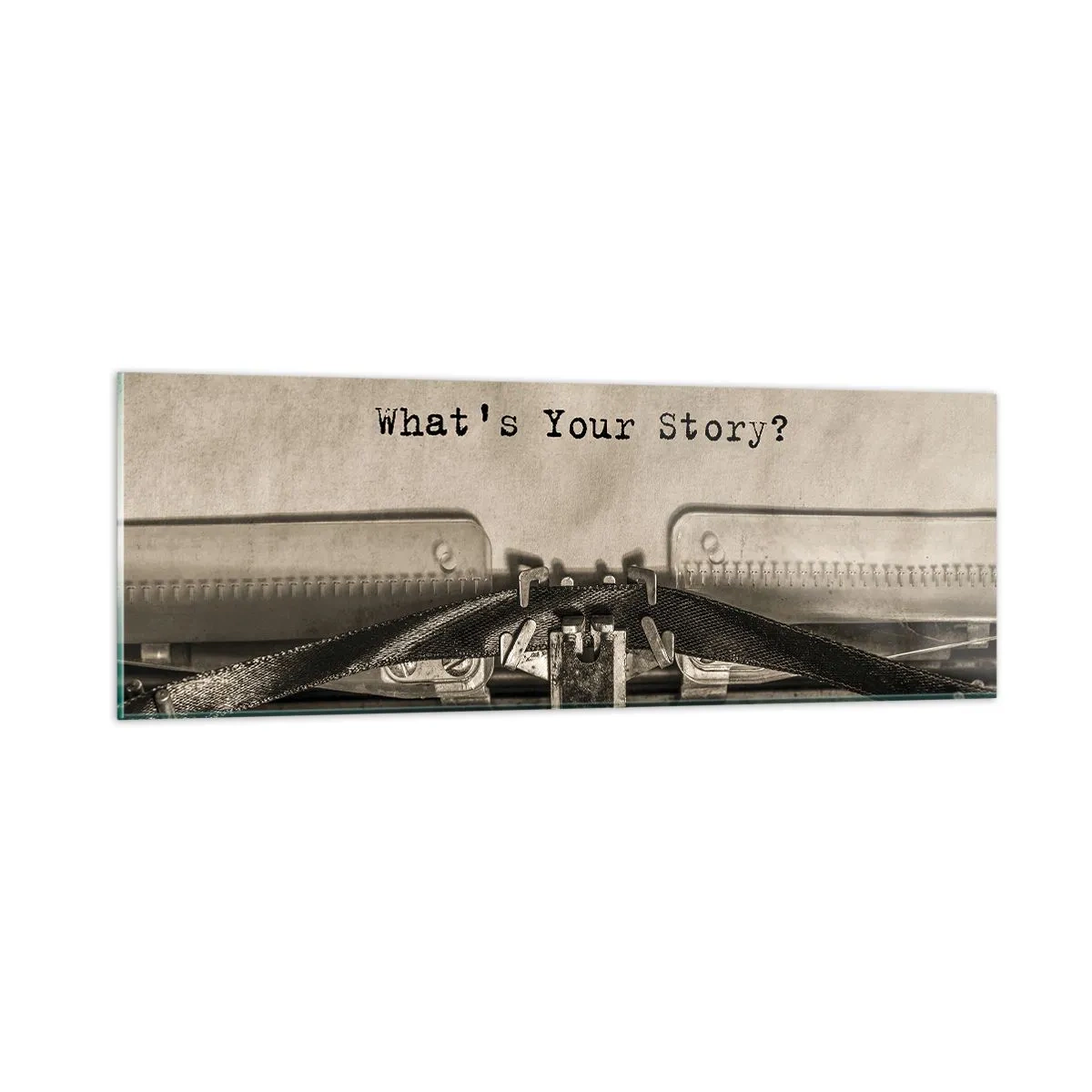 Üveg kép - Meséld el - 90x30 cm