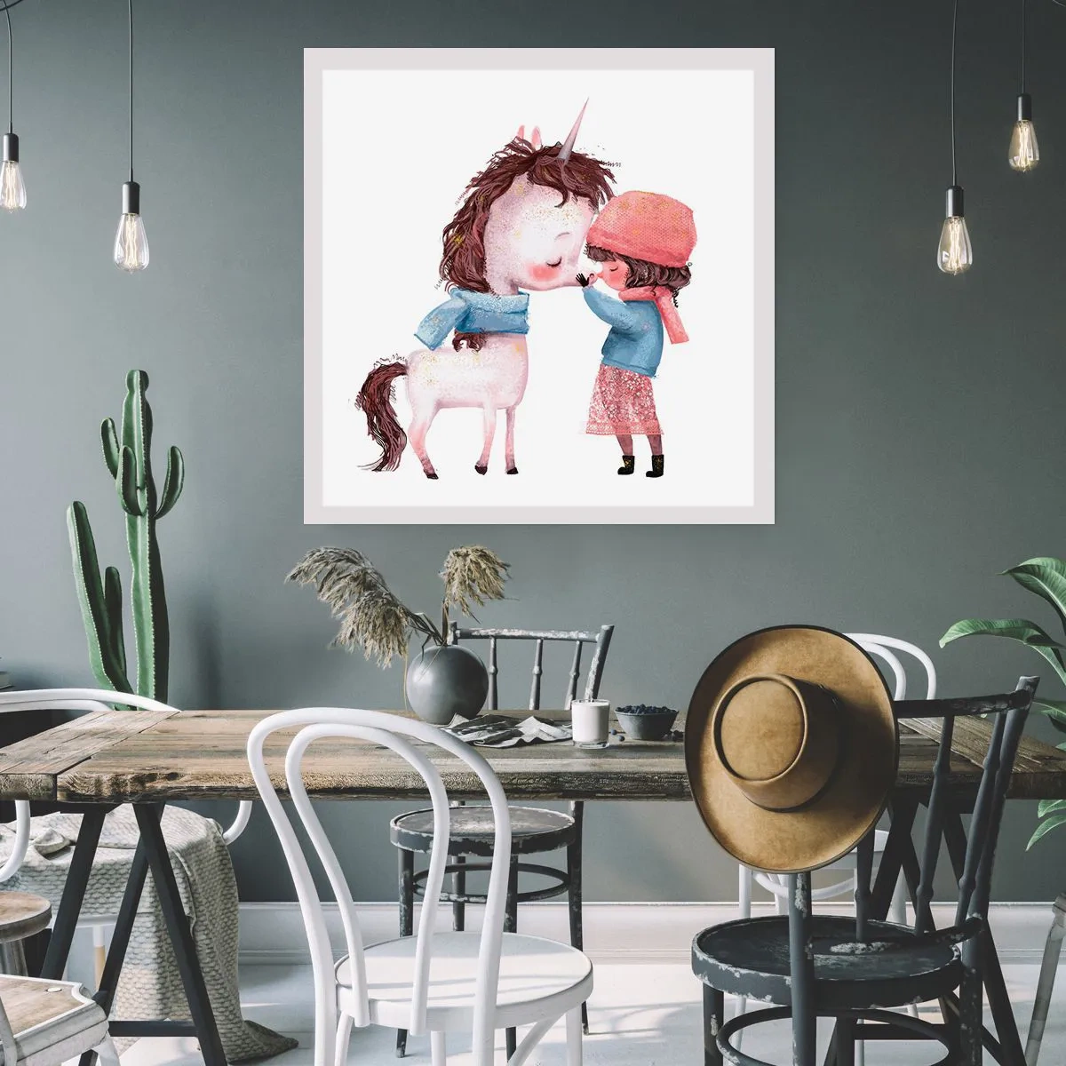 Poszter - Téli mese - 60x60 cm