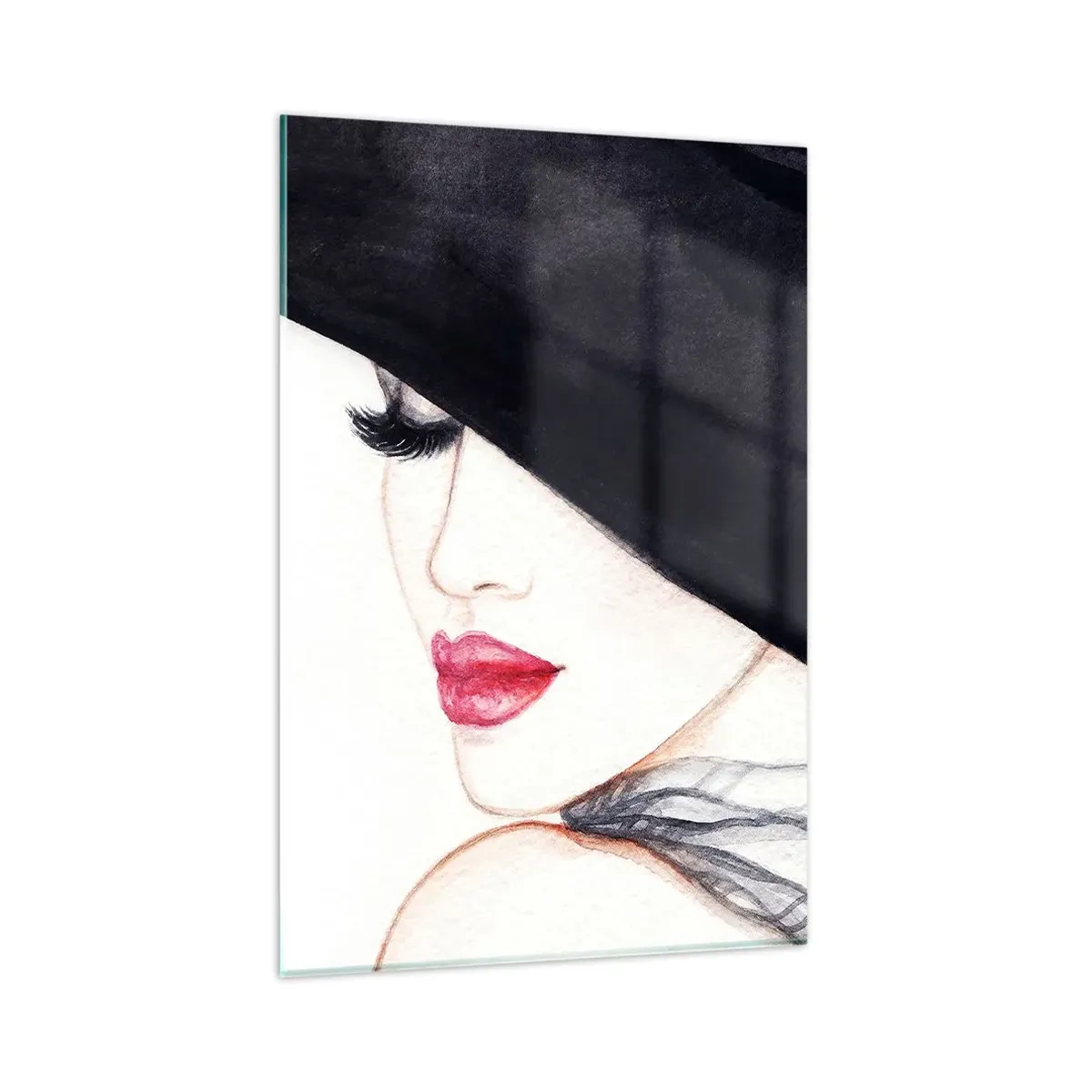 Üveg kép - Elegancia és érzékiség - 80x120 cm