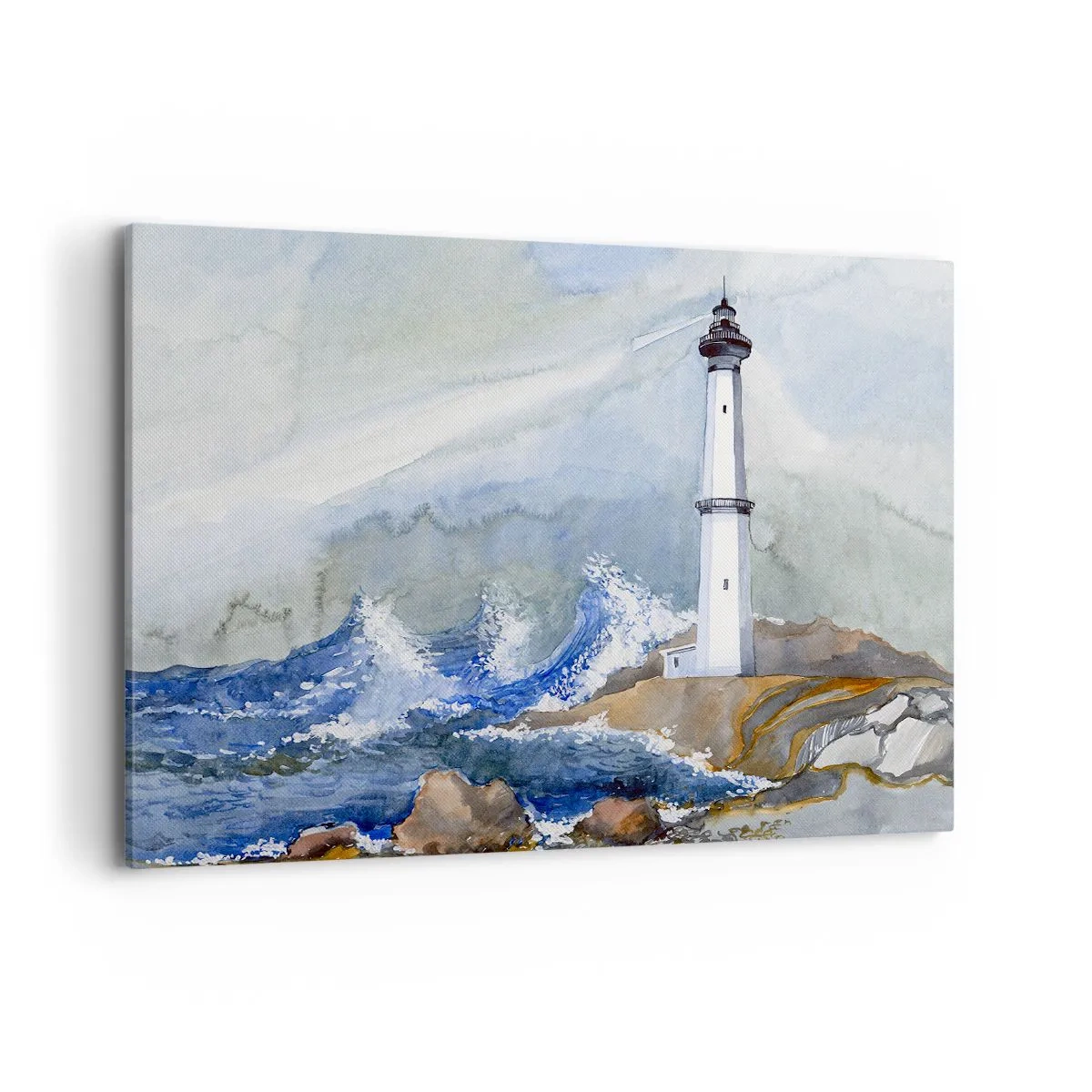 Vászonkép - A sötétséggel és a viharral szemben - 100x70 cm