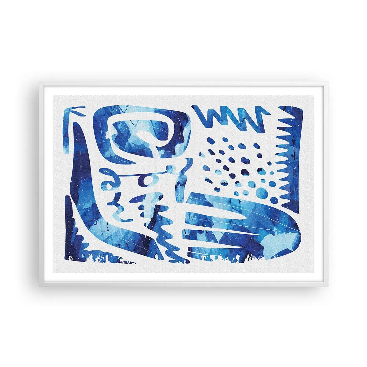 Poszter fekete keretben - Vissza a gyökerekhez - 100x70 cm