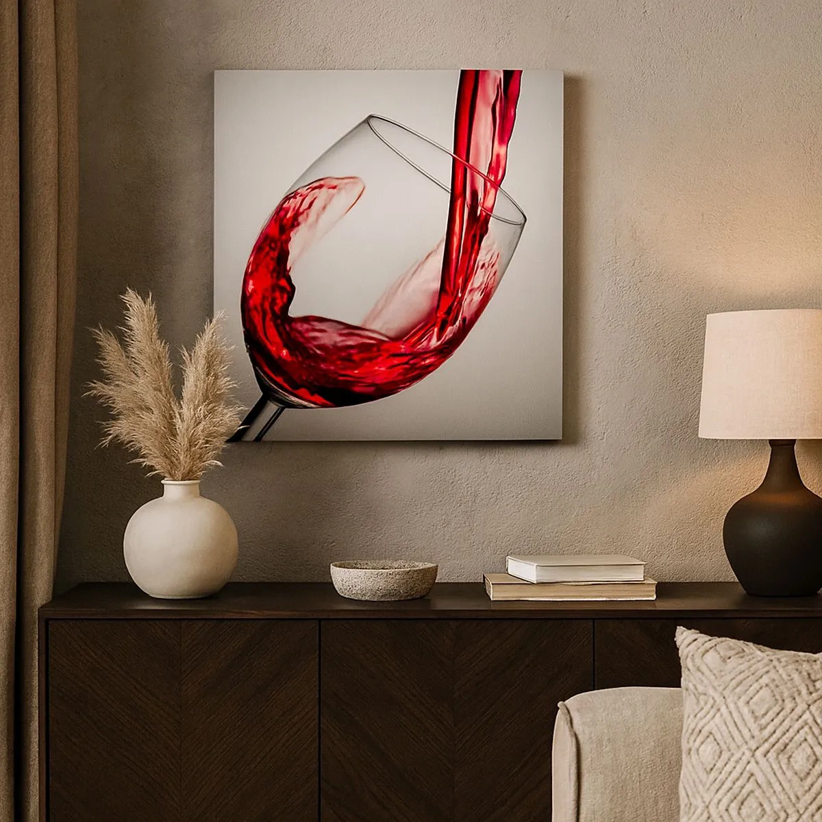 Vászonkép - Szín - mozgás - hang - 30x30 cm