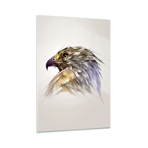 Üveg kép - Egy harcos portréja - 50x70 cm