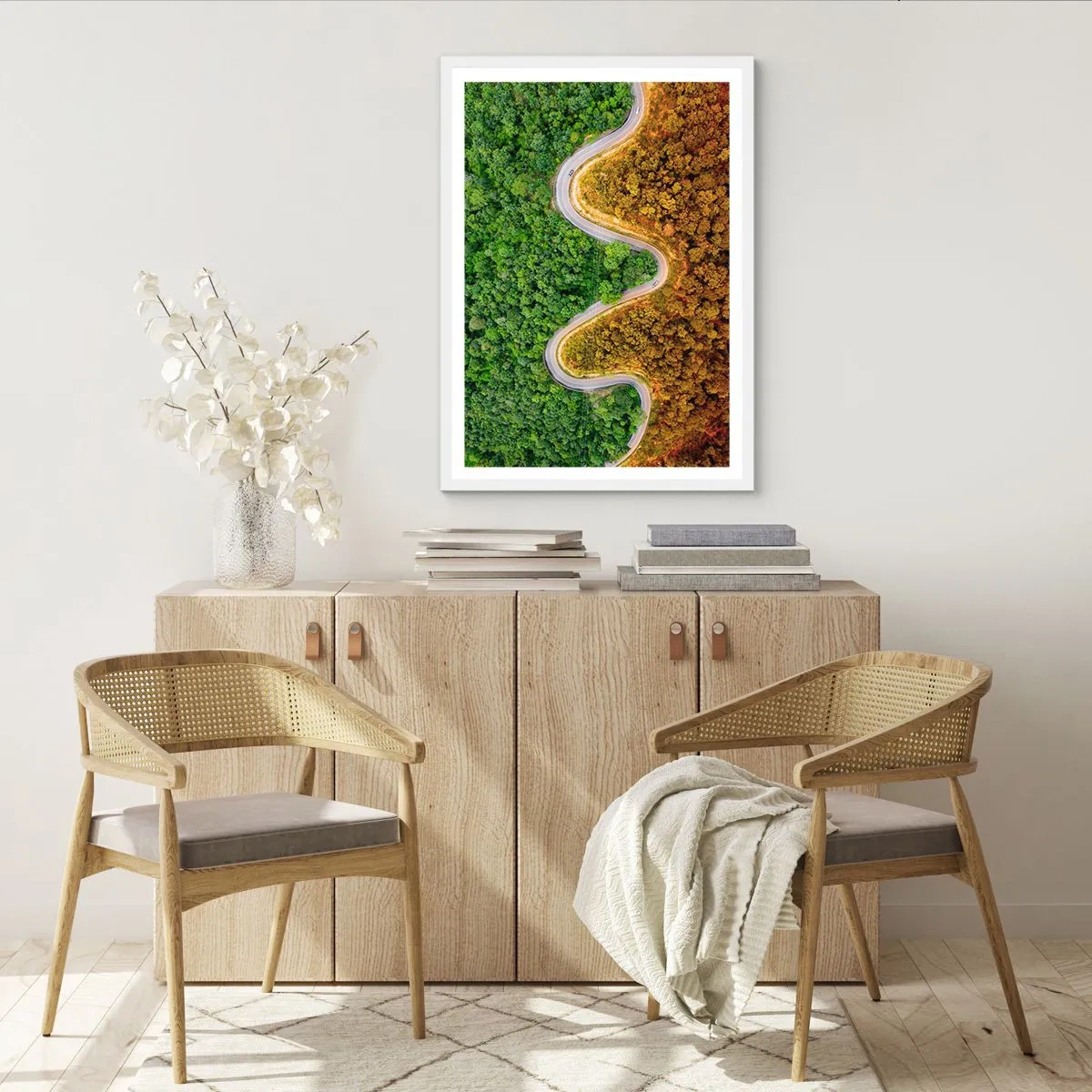 Poszter fekete keretben - Határok és áttörések - 40x50 cm