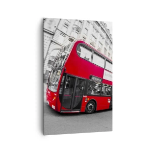 Vászonkép - London hagyományosan - by bus - 80x120 cm