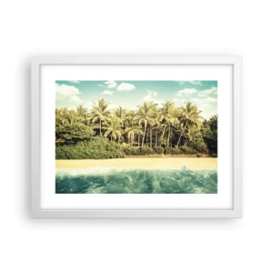 Poszter fekete keretben - Talán itt? - 40x30 cm