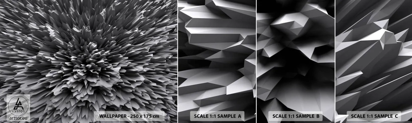 Fotótapéta Minta Standard Eco - Ennél élesebb már nem lehet. - 3D, Modern, Háromdimenziós - 100x30 cm