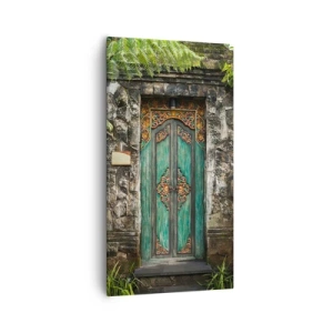 Vászonkép - Ajtó egy egzotikus világba - 55x100 cm