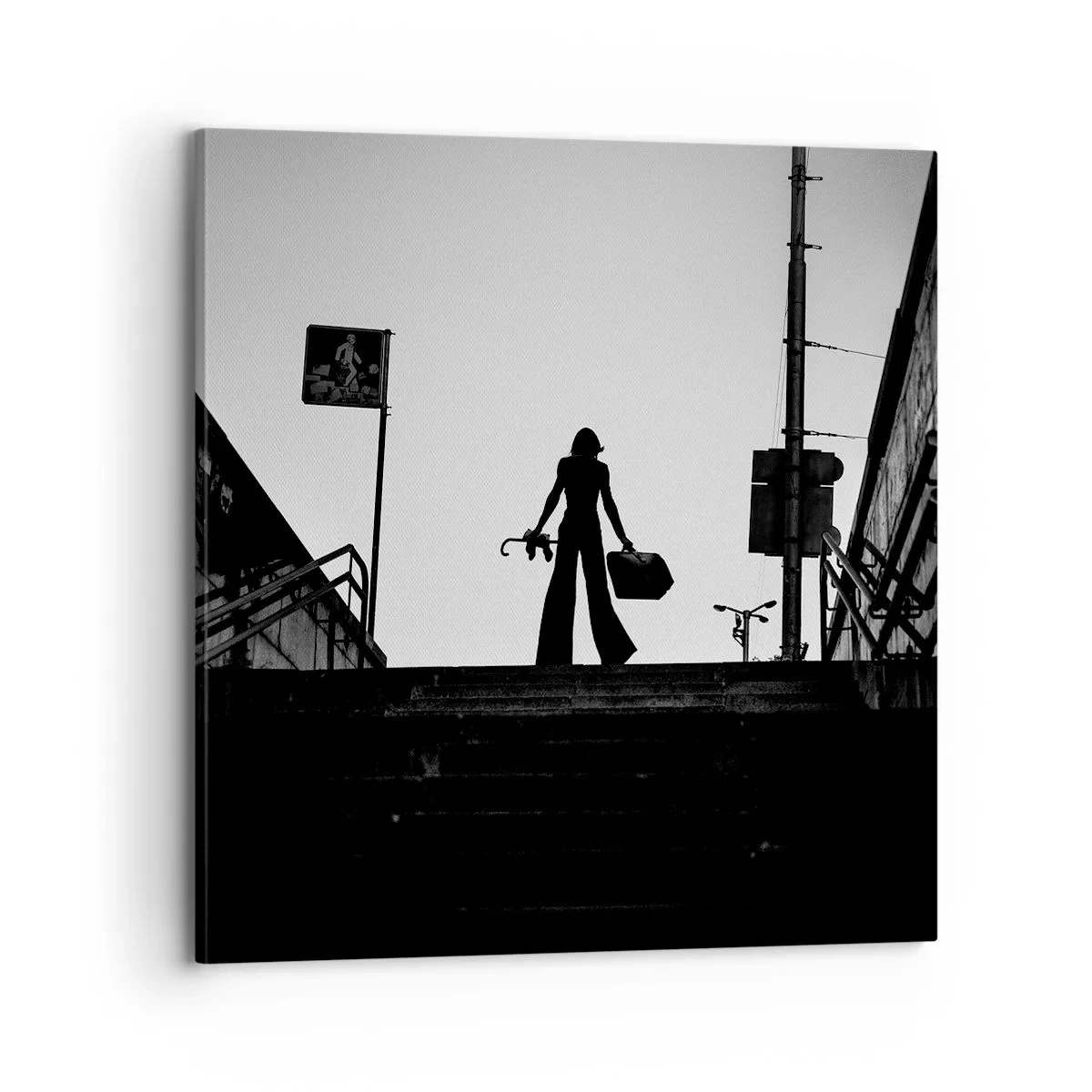 Vászonkép - Városi vándorlás - 70x70 cm