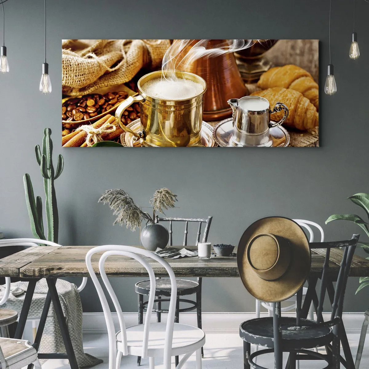 Vászonkép - Szép napot! - 90x30 cm