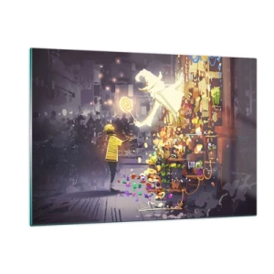 Üveg kép - A mágia létezik - 120x80 cm