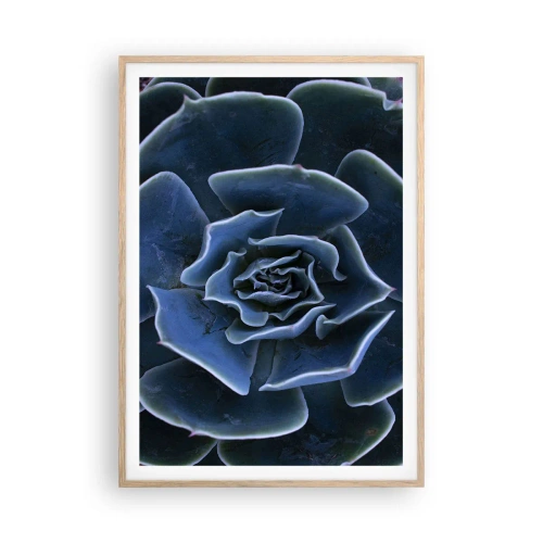 Poszter világos tölgy keretben - A sivatag virága - 70x100 cm