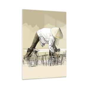 Üveg kép - Sikeres betakarítást - 50x70 cm