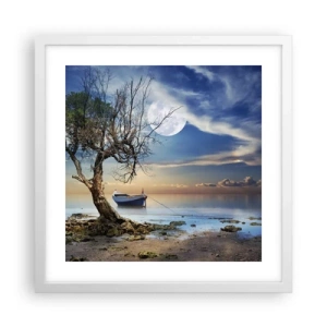 Poszter fekete keretben - Ez a vég vagy a kezdet? - 40x40 cm