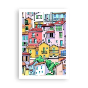 Poszter - Vidám város - 50x70 cm