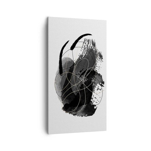 Vászonkép - Feketéből készült - 45x80 cm