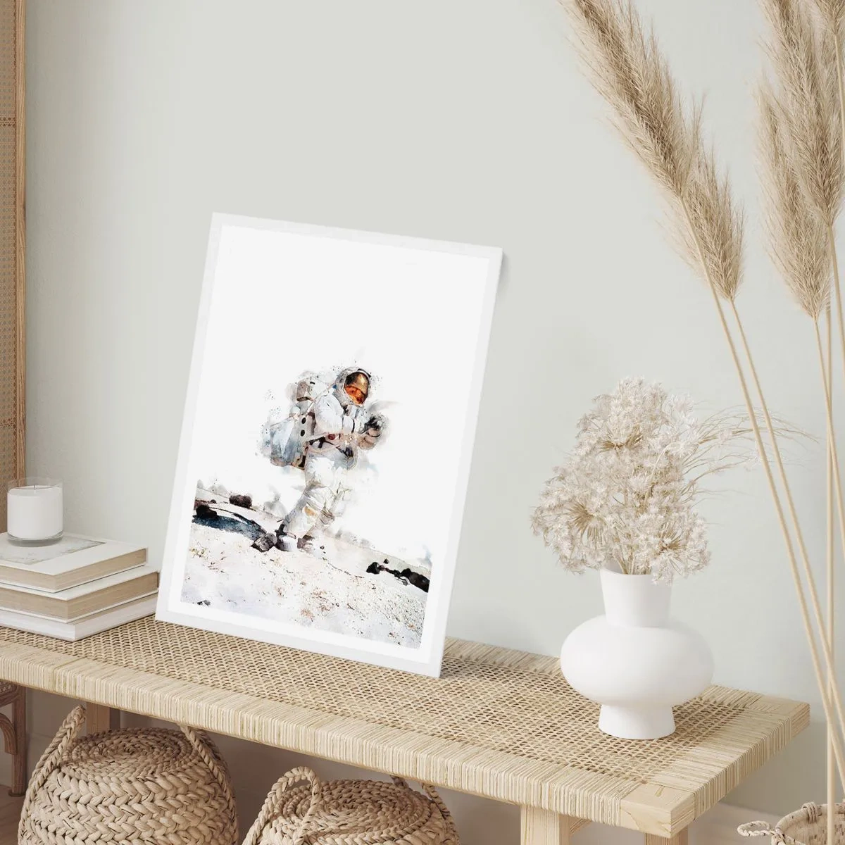 Poszter fekete keretben - A Föld hírnöke - 50x70 cm