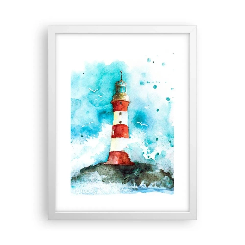 Poszter fekete keretben - Az elemek egysége - 30x40 cm