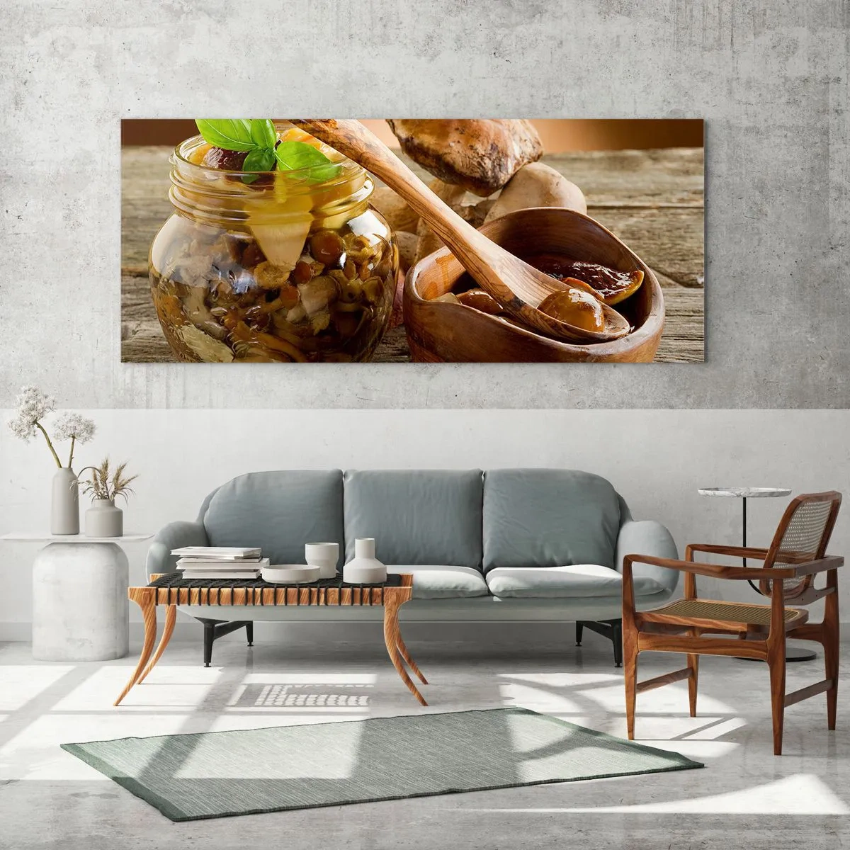 Üveg kép - Akár frissen, akár sósan, vagy az őszi szezonban... - 120x50 cm
