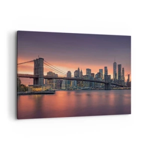 Vászonkép - Lila csendbe merülve - 120x80 cm