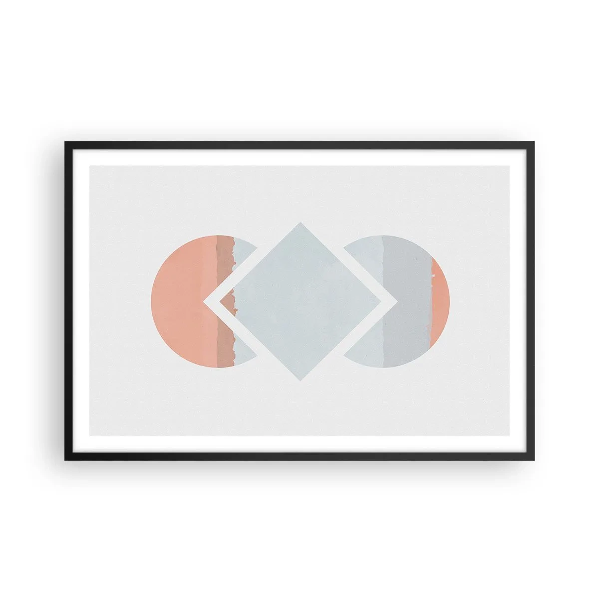 Poszter fehér keretben - A helyzet egyértelmű - 91x61 cm