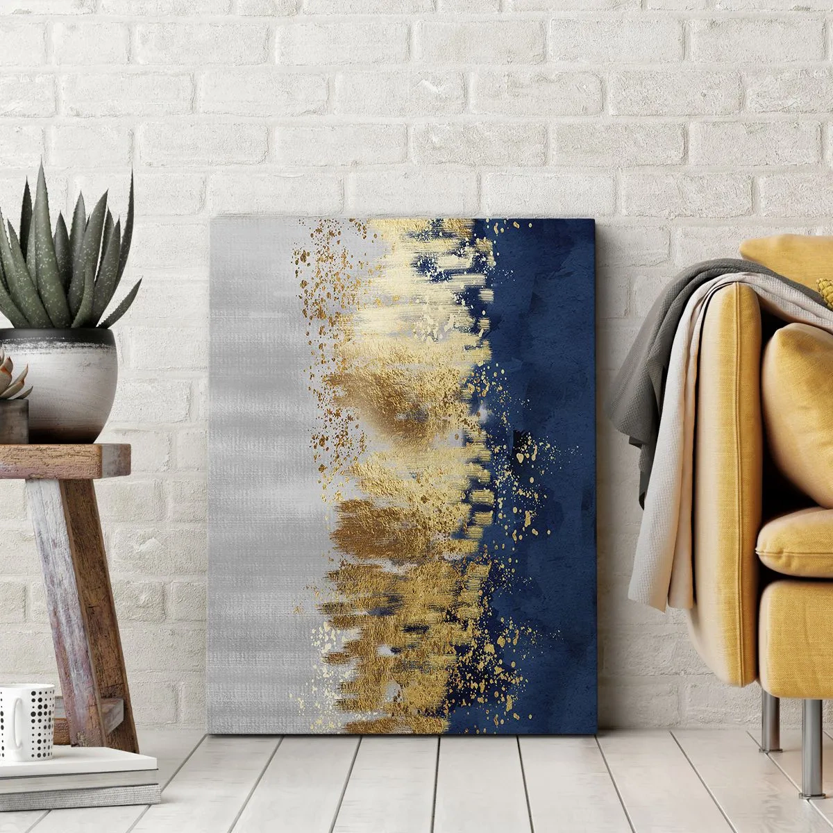 Vászonkép - Modern kompozíció csillogással - 50x70 cm
