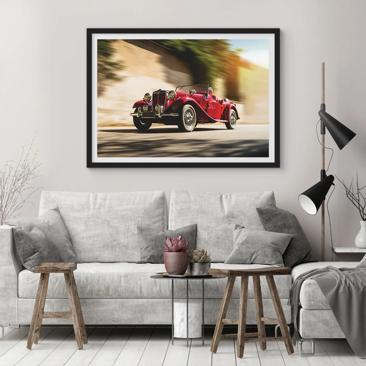 Poszter fehér keretben - Szebb, mint Szamothrakéi Niké - 70x50 cm