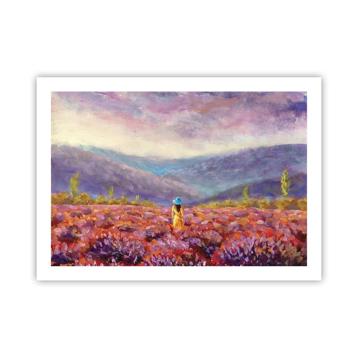 Poszter - A levendula világában - 70x50 cm
