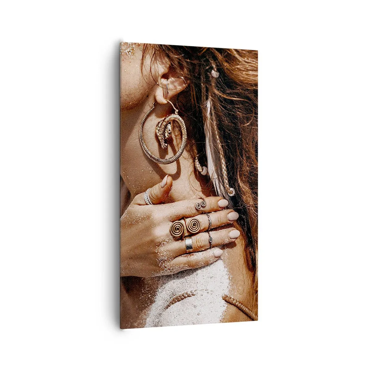 Vászonkép - Az érintetlen tengerpart királynője - 65x120 cm