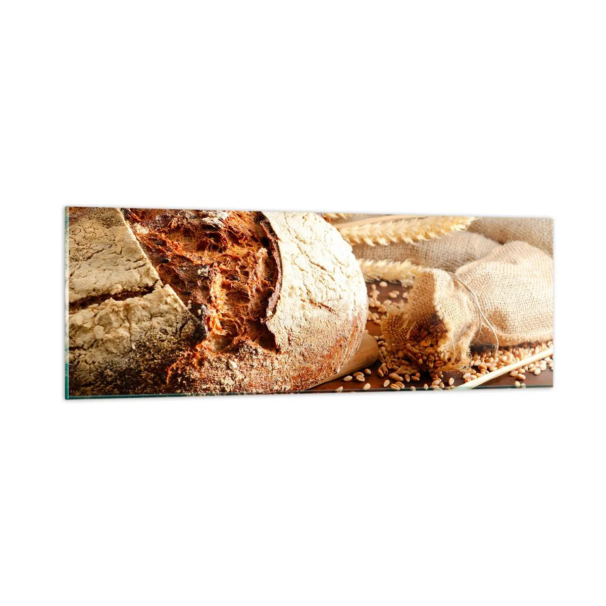 Üveg kép - Étvágygerjesztő, illatos, ropogós - 90x30 cm