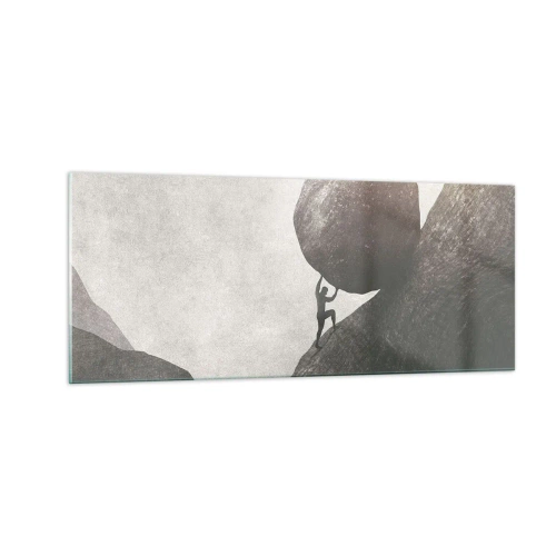 Üveg kép - Hiszek minden remény ellenére - 100x40 cm