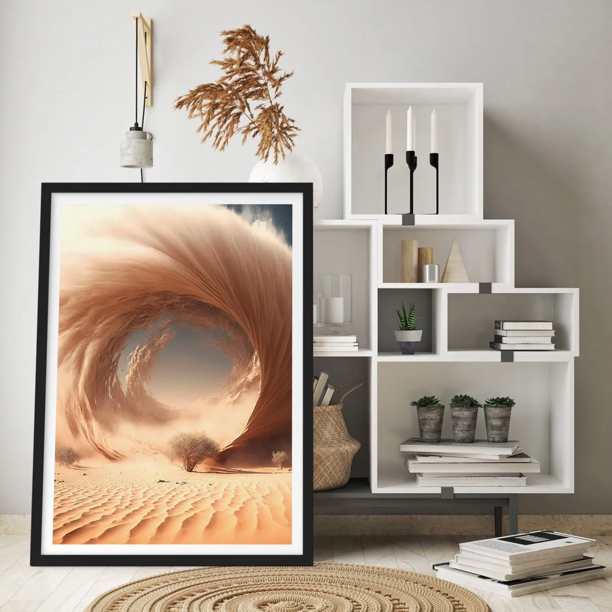 Poszter fehér keretben - Megnyílt portált - 61x91 cm