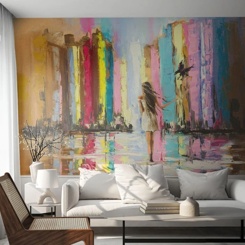 Fotótapéta Premium Canvas - Kövessél - Absztrakció, Lány, Nő - 200x140 cm