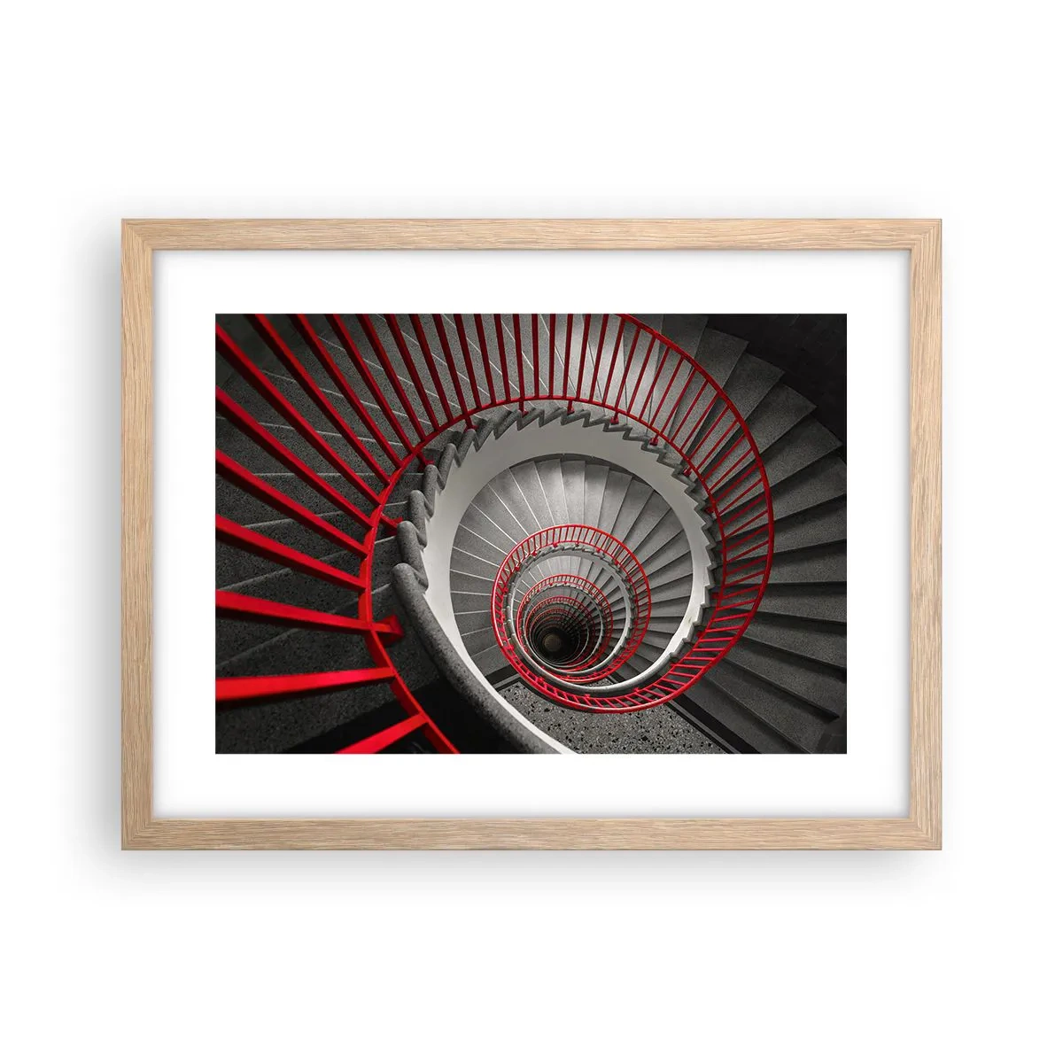 Poszter világos tölgy keretben - Építészeti játékok - 40x30 cm