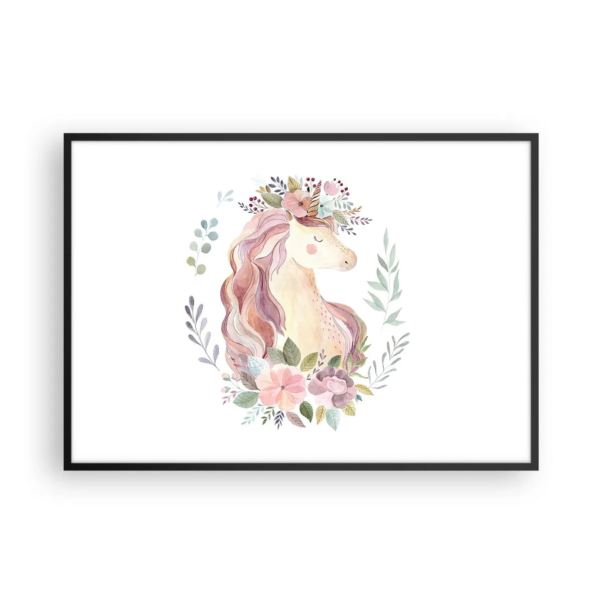 Poszter fehér keretben - Meghívás a tündérmesék világába - 100x70 cm